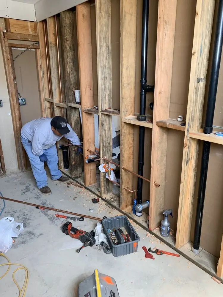 Commercial rough-in plumbing for Commercial Plumbing in Weekstown